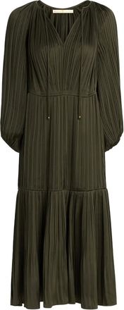 Marie Oliver Abito Perrin plissettato - Verde