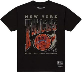Mitchell & Ness Mens Mitchell & Ness Black New York Knicks Ball Out T-Shirt at Nordstrom, Size X-Large
