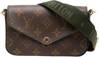 Louis Vuitton Pre-owned Felicie Strap and Go - Dames - Vintage Schoudertas - Bruin - ONE Size - Vintage