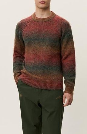 Les Deux Brad Gradient Knit Sweater in Dark Clay Orange at Nordstrom Rack, Size Xx-Large