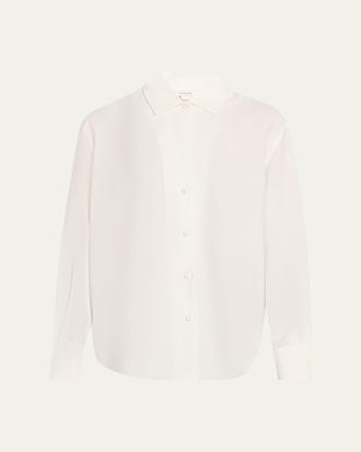 Vince Refined Twill Covered Button Shirt