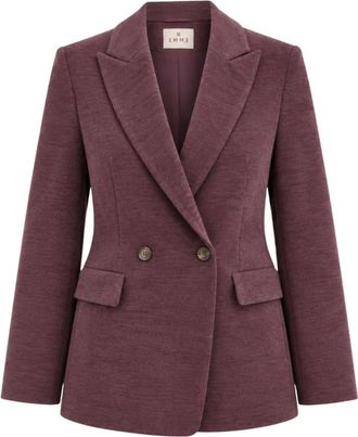 Marella Emmponte Blazer - Jackets - Mujer - P&uacute;rpura - 2XS