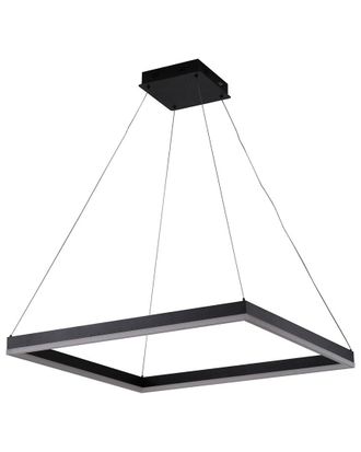 Bethel International 30In Matte Aluminum Led Chandelier