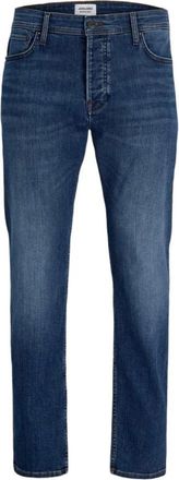 Jack & Jones JJIMike Straight Jeans - Heren - Regular Fit Jeans - Blauw - W30 L32 - Katoen - Jeans