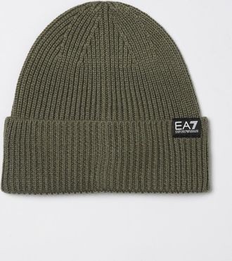 Emporio Armani Cappello EA7 in misto lana a coste