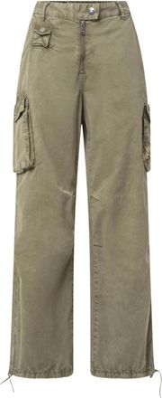 Ganni Donna, Pantaloni, Verde, S, new