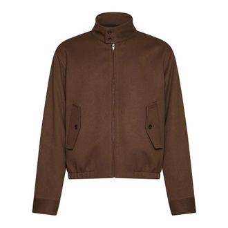 Bottega Veneta Wool and Cashmere Blouson - Heren - Bomber jackets - Bruin - XL - Wol - Jassen