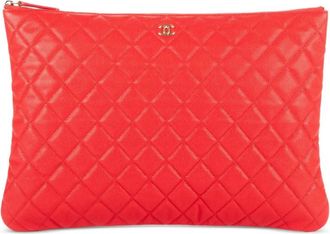 Chanel Clutch trapuntata - Rosso