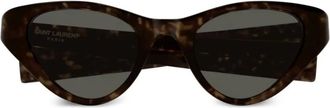 Saint Laurent Eyewear cat-eye sunglasses - Brown