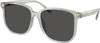 Coach HC8413BD CW419 Asian Fit 561487 Womens Sunglasses Grey Size 58
