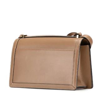 Loewe Pre-owned Cross Body Bags, female, Brown, Size: ONE SIZE Pre-owned Leather Cross Body Bag