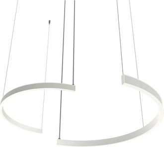 Lumicom Half Lampara De Techo Lineal X2 Monocolor Mate