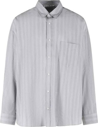 Acne Studios Grey Lyocell Shirt