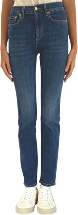 Roy Rogers Slim-fit Jeans - Dames - Slim Fit Jeans - Blauw - W31 - Katoen - Jeans