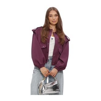 ALIX The Label Alix The Label, Jassen, Dames, Paars, XS, Polyester, Pockets Jacket
