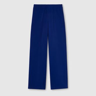 Gucci Stretch Nylon Sportswear Pants, Size XXXL, Blue, Ready-to-wear