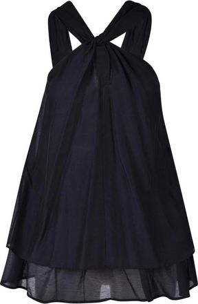 Attic and Barn Zijde Katoen Top - Dames - Tops zonder mouwen - Zwart - XS - Katoen - Tops