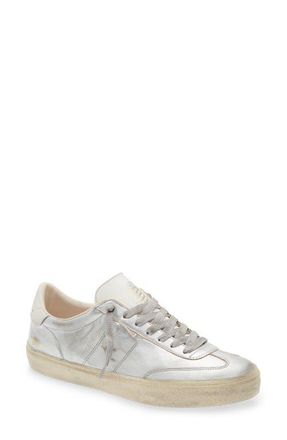 Golden Goose Soul Star Low Top Sneaker in Silver/White/Milk at Nordstrom, Size 13Us