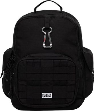 Kenzo Explorer Backpack - Heren - Rugzakken - Zwart - ONE Size - Nylon - Tassen