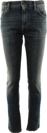 Dolce & Gabbana Blauwe Skinny Jeans voor Heren - Heren - Skinny Jeans - Blauw - XL - Katoen - Jeans