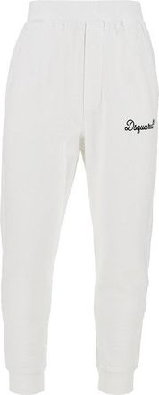 Dsquared2 Cotton sweatpants with logo embroidery Man XL