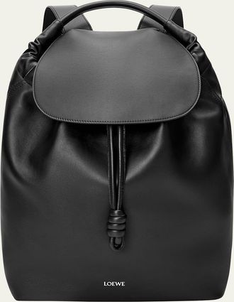 Loewe Mens Flamenco Suede Backpack