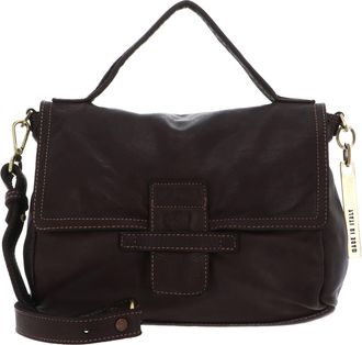 Caterina Lucchi Leather cross body bag Parma Maria Shoulder Bag Moro dark brown