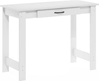 Furinno JAYA Writing Desk with Drawer, White