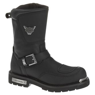Harley-Davidson Harley Davidson Shift Leather Mens Ankle Boots - UK 9.5 - US 10.5 Men - EU 43.5 - Black - Size:UK 9.5