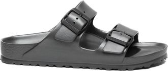 Birkenstock Anthraciet Dubbele Band Sandalen - unisex - Sandalen - Grijs - 36 EU - Schoenen