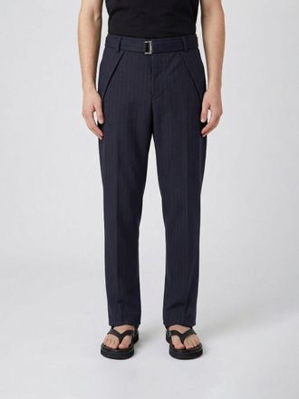 sacai Pinstriped Cotton Tailored Trousers