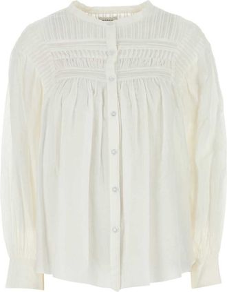 Isabel Marant White cotton Plalia blouse