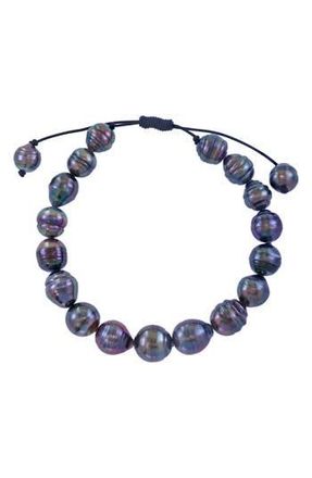 Effy Black 8mm Tahitian Pearl Bracelet at Nordstrom Rack