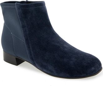 Munro Flora Bootie in Navy Combo at Nordstrom, Size 10.5
