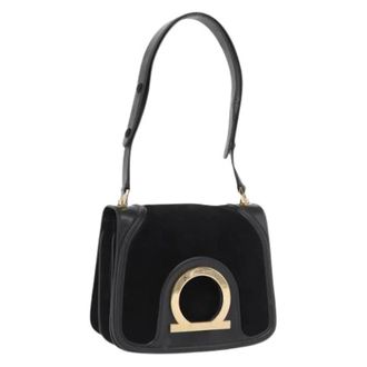 Ferragamo Pre-owned Shoulder Bag - Dames - Pre-owned - Zwart - Maat: ONE Size Leer