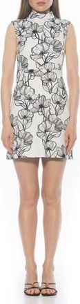 Alexia Admor Ellie Sheath Dress in Black White Floral at Nordstrom Rack, Size X-Small