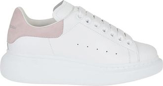 Alexander McQueen Oversized Leather Sneakers - Dames - Sneakers - Wit - 41 EU - Leer - Schoenen