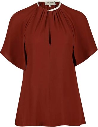 Zeus + Dione Blusa Azure - Marrone