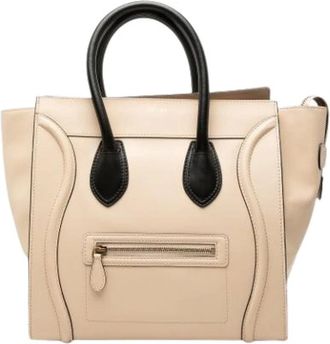 Celine Pre-owned Handbags, female, Beige, Size: ONE SIZE Pre-owned The Luggage Tote