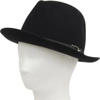 Gucci Pre-owned Accessories, male, Black, Size: ONE SIZE Pre-owned Felted Rabbit Hat