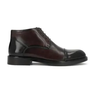 Kazar Schoenen, Heren, Bruin, 43 EU, Leer, Elegante enkellaarsjes