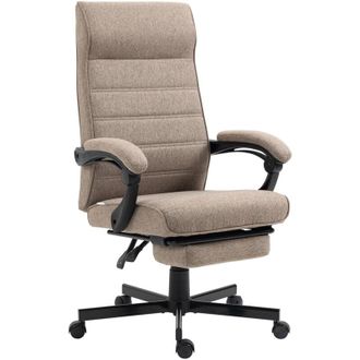 Vinsetto Vinsetto - Sedia Reclinabile ed Ergonomica per Studio e Ufficio Marrone