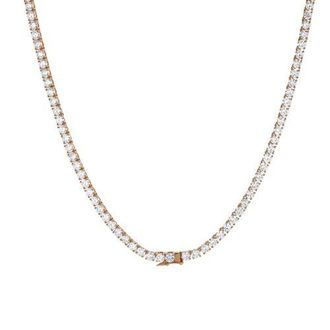 LuvMyJewelry LMJ 10K Rose Gold Diamond Tennis Chain - 18.85 Carats at Nordstrom