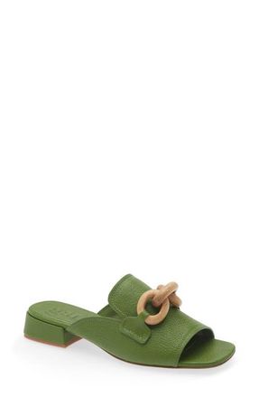 Pedro Garcia Enna Slide Sandal in Palm Petitgrain-Oak at Nordstrom, Size 10.5Us