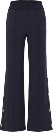 Pinko Pinko, Broeken, Dames, Blauw, M, Katoen, Palazzo Broeken