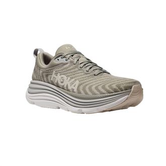 Hoka One One Mens Gaviota 5 Running Shoes In Barley/oat Milk