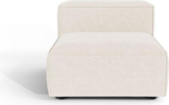 Sia Home Sill&oacute;n terciopelo chenilla crema