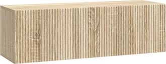 vidaXL Mueble Para Tv De Pared 98 X 31 X 30 Cm Roble Sonoma Vidaxl