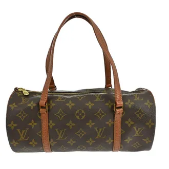 Louis Vuitton Papillon Handbag Monogram Canvas Brown Canvas Handbag (Pre-Owned)