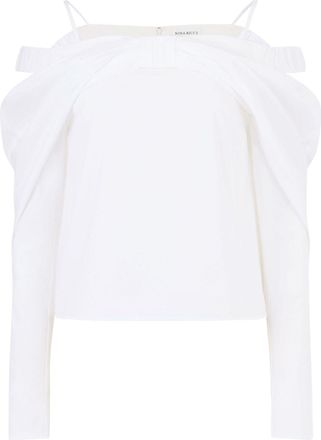 Nina Ricci off-shoulder blouse - White
